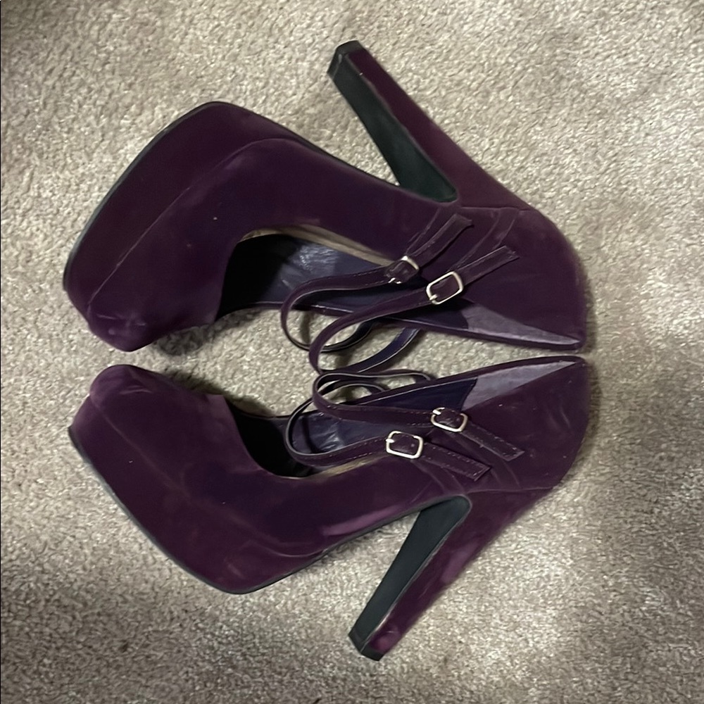 Elegant Purple Women's Heels